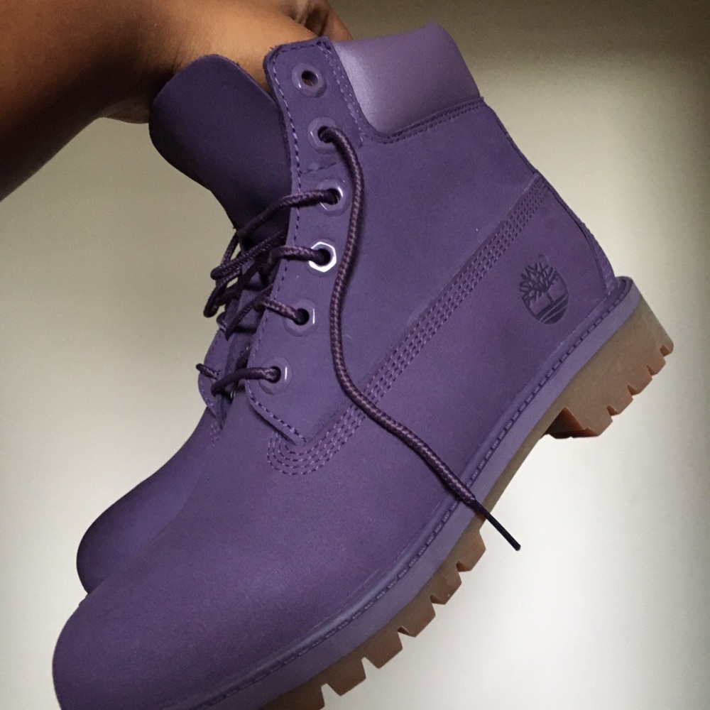 Purple Tims New Never Worn
